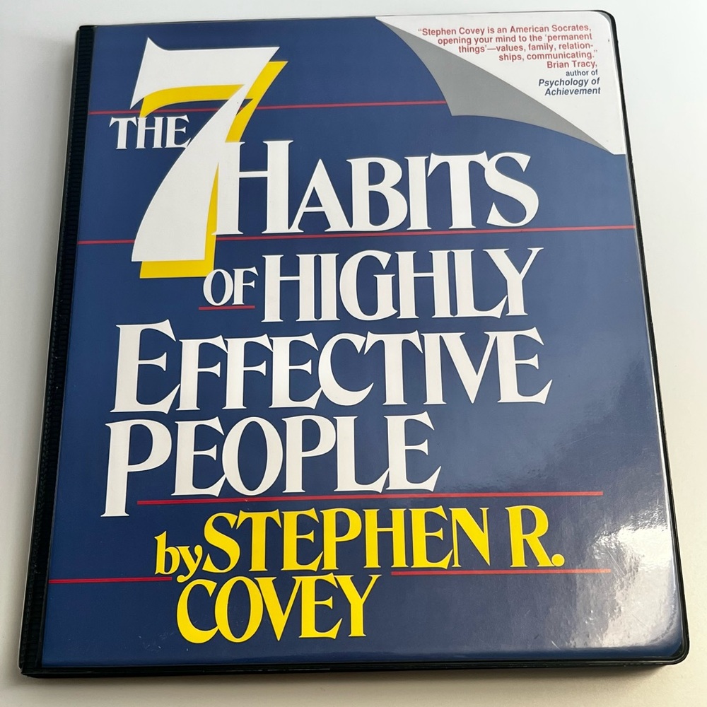 The 7 Habits of Highly Effective People Book 6 Cassettes Self Help Leadership